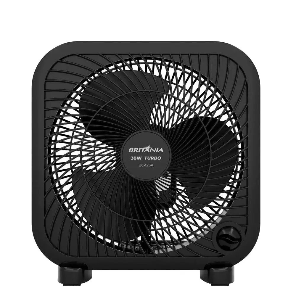 Ventilador Circulador Britânia BCA25A 3 Velocidades 30W Hélice 3 Pás 27,8x26,5x11,5cm 220v
