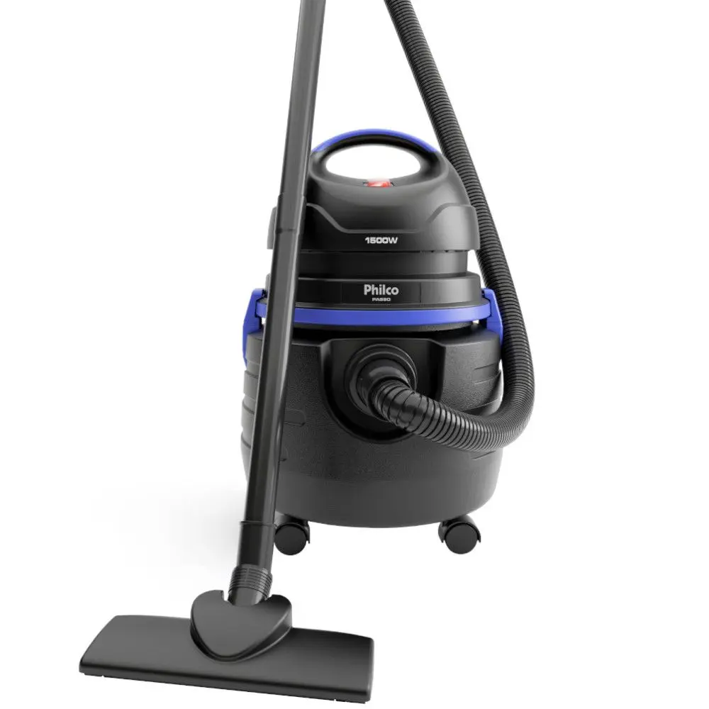 Aspirador de Pó e Água Philco PAS80 Com Acessórios 20L 1500W 110v