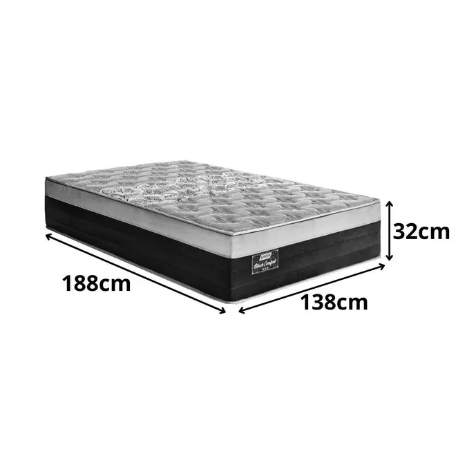 Colchão Casal Gazin Black Comfort De Espuma 32x138x188cm EPS