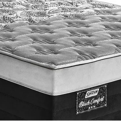 Colchão Casal Gazin Black Comfort De Espuma 32x138x188cm EPS