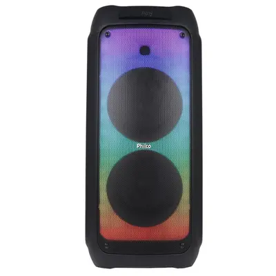 Caixa de Som Amplificada Philco PCX10101 2000W Flash Lights e Full