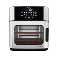 Fritadeira Air Fryer Philco PAF16A 16L 4 em 1 Painel Digital Abertura de Porta Lateral e Removível