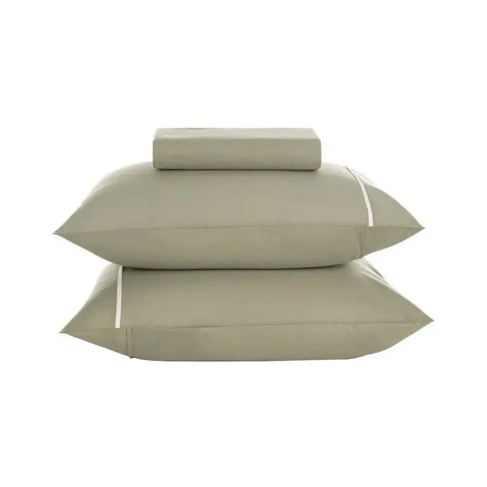 Jogo De Cama Karsten Noah 3570021 Queen 160 Fios 100% Algodão Verde