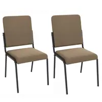 Conjunto 2 Cadeiras Kappesberg 2C129PRF-A059 Metal Estofada 88x46,5x54,5cm