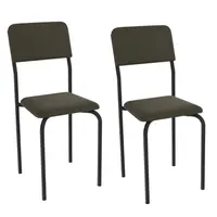 Conjunto 2 Cadeiras Kappesberg 2C133PRF-A060 Metal Estofada 87x39x46cm