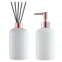 Kit Saboneteira e Difusor UZ UZ7032-BR 450ml
