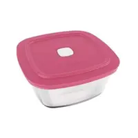 Tigela Quadrada Mafra / Marinex 40727.03 Com Tampa Facilita 2L