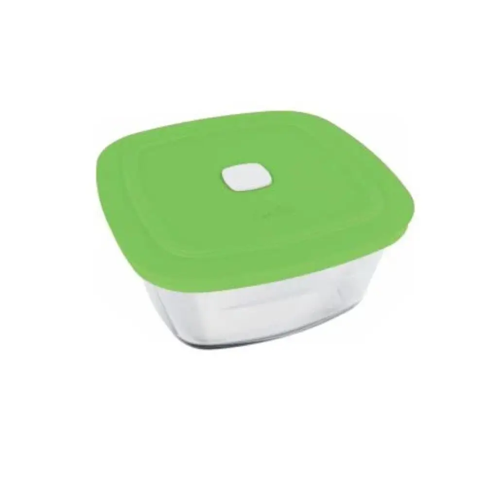 Tigela Quadrada Mafra / Marinex 40725.03 Com Tampa Facilita 1L