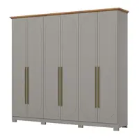 Guarda Roupa / Roupeiro Henn D334 6 Portas 6 Gavetas 230x265x52,5cm