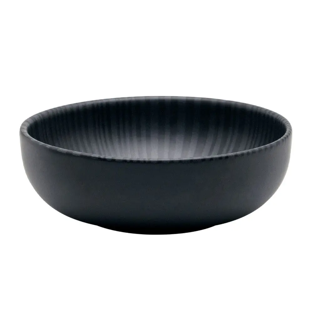 Tigela Flat Oxford AO07-1C05 Onix 600ml Cerâmica Grafite/preto