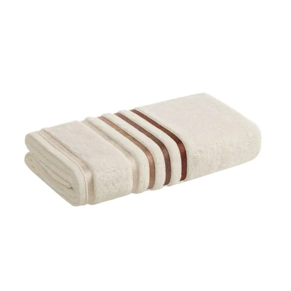 Toalha De Banho Karsten Ivory 3972412 98% Algodão 2% Viscose 70x140cm Bege
