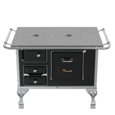 P.fsq De la Rocha デラロッチャ① Fogão a Lenha Petrycoski N1 Saída Direita Chapa Ferro Fundido