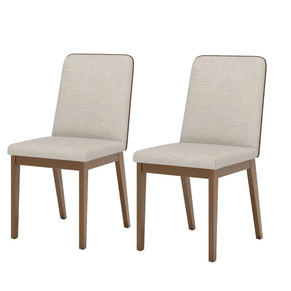 Conjunto 2 Cadeiras Henn S41-547 Pietra Estofada 91x46x55cm