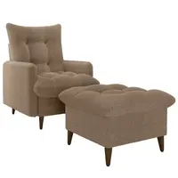 Poltrona Reclinável Matrix 497 Montreal Com Puff 106x76x95cm