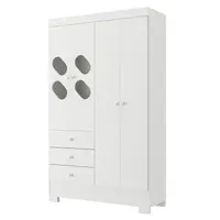 Guarda Roupa / Roupeiro Rodial Ciranda 4 Portas 3 Gavetas 180x108x40cm