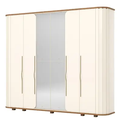 Guarda Roupa / Roupeiro Henn 6 Portas e 6 Gavetas com Espelho