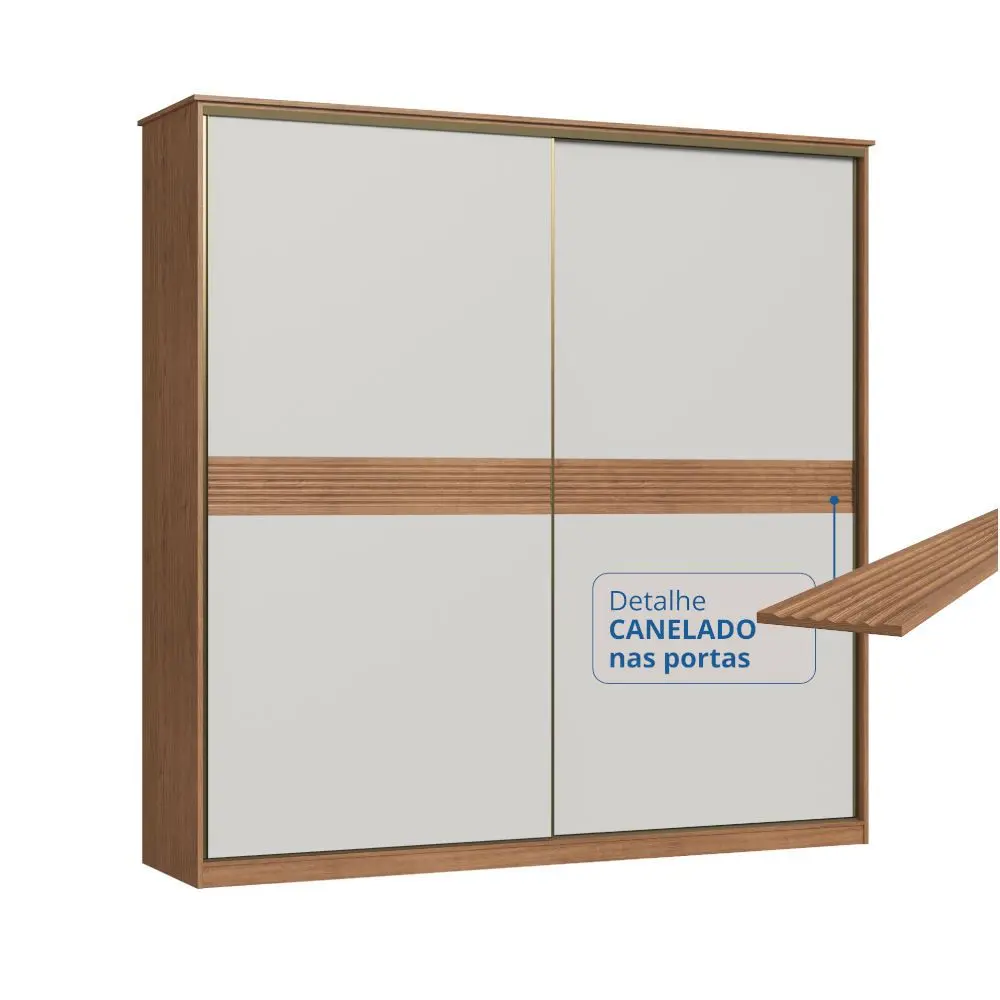 Guarda Roupa / Roupeiro Castro 626A Master New 2 Portas De Correr