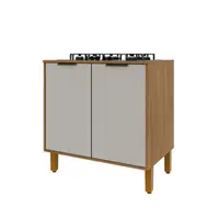 Balcão Indekes 6191.5 Toronto 80cm 2 Portas com Tampo