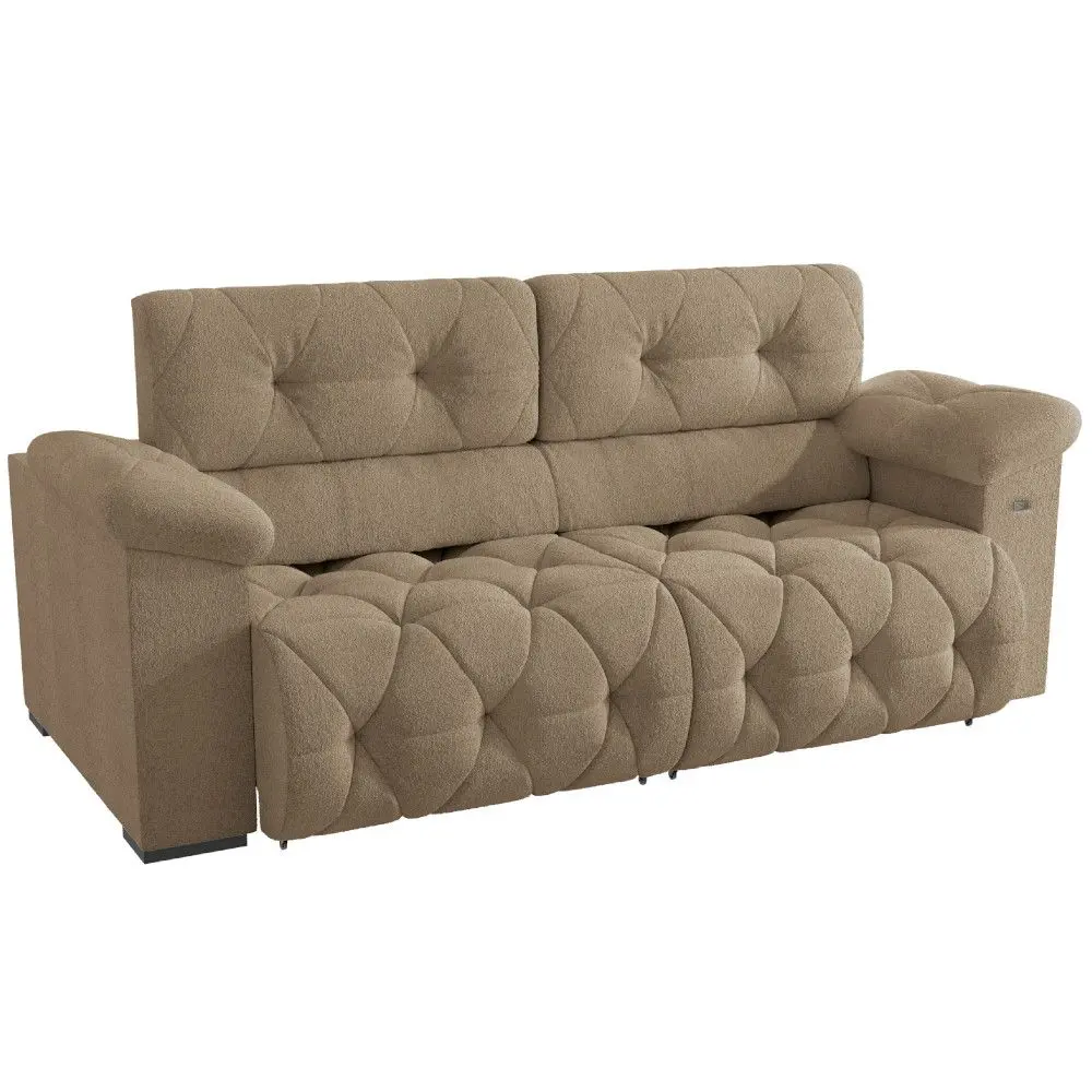 Sofá Estofado Kappesberg Astro S198-2-A057 118x260x132cm Fendi