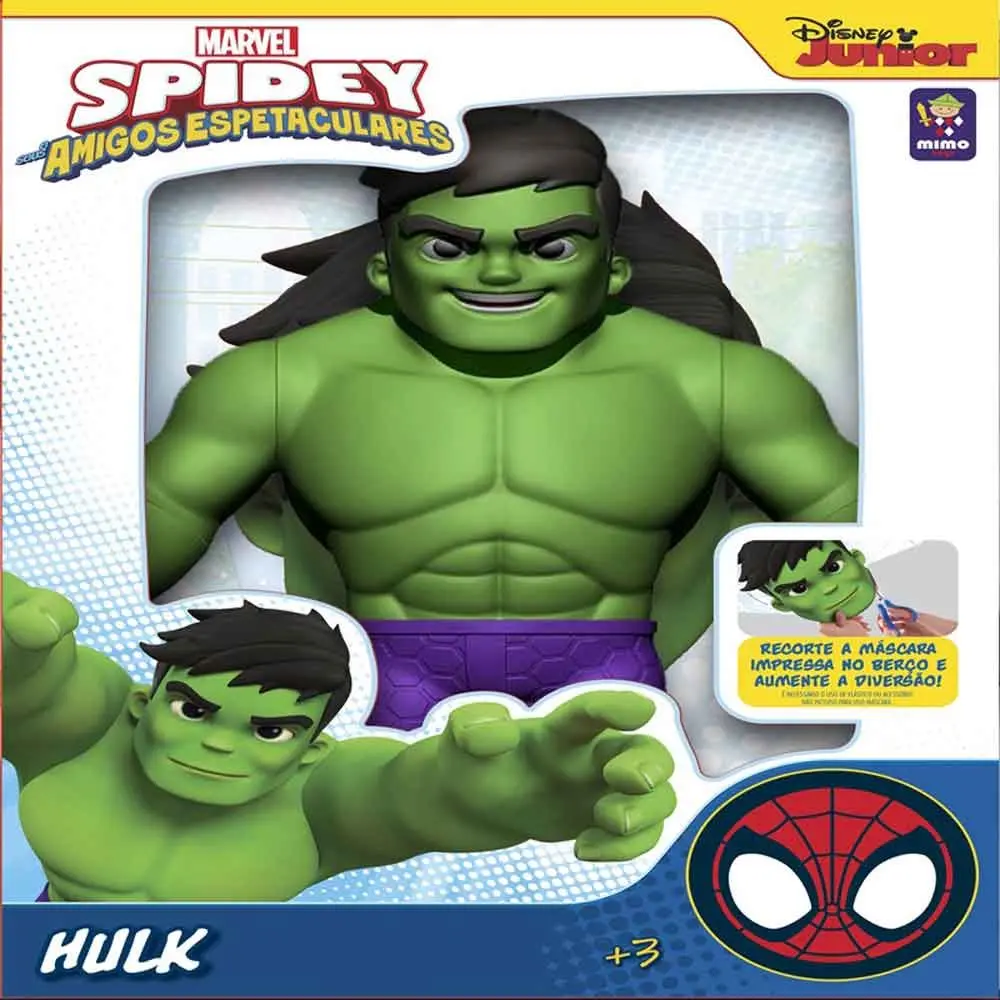 Boneco Articulado Hulk Mimo 444 45cm