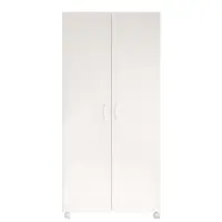Armário Multiuso Politorno São Paulo 2 Portas 1 Gaveta Com Rodizio 190x90x46,5cm