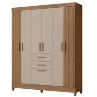 Guarda Roupa / Roupeiro Moval Malta 061043 7 Portas 2 Gavetas 204x165x47cm