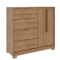 Cômoda Carraro 1177 2 Portas 4 Gavetas 118x125x45cm