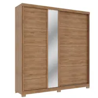Guarda-Roupa / Roupeiro Carraro Buzios 1179 2 Portas e 4 Gavetas com Espelho 224x210x52cm