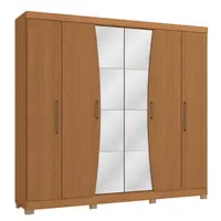 Guarda Roupa / Roupeiro Kappesberg CB1PM556-CN 6 Portas 3 Gavetas Com Espelho 223x240x53cm