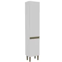 Paneleiro Mademovel 2417 Margarida 2 Portas 200,5x40x31,5cm