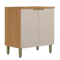 Balcão Linea Brasil 15065 Selene Com Tampo 2 Portas 88x80x52cm