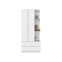 Guarda Roupa / Roupeiro Infantil Henn I117 2 Portas 2 Gavetas 180x80x40cm