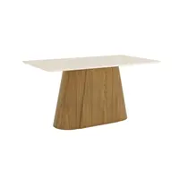 Mesa de Jantar HB SC119-127 Para 6 Lugares Com Tampo 160cm