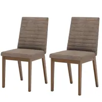 Conjunto 2 Cadeiras Estofadas Henn S40-539 Elena 91x46x55cm