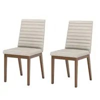 Conjunto 2 Cadeiras Estofadas Henn S40-502 Elena 91x46x55cm