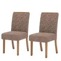 Conjunto 2 Cadeiras Estofadas Henn S39-539 Esther 98x44x60cm
