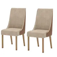 Conjunto 2 Cadeiras Estofadas Henn S36-535 Ivy 97x47x64cm