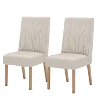 Conjunto 2 Cadeiras Estofadas Henn S34-502 Eloa 97x47x64cm