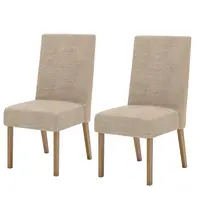 Conjunto 2 Cadeiras Estofadas Henn S33-536 Anne 97x47x64cm