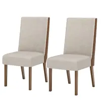 Conjunto 2 Cadeiras Estofadas Henn S33-535 Anne 97x47x64cm