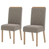 Conjunto 2 Cadeiras Estofadas Henn S32-510 Nina 99,5x44x59cm