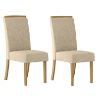 Conjunto 2 Cadeiras Henn S24-502 Malu 98x44x60cm