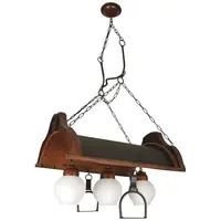 Lustre Luminárias Müller 933E Sela de Cavalo Envelhecido