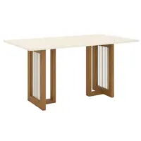 Mesa de Jantar Henn SC80-127 Yara Com Tampo MDF 160cm