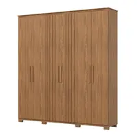 Guarda Roupa / Roupeiro Henn D333 6 Portas 4 Gavetas 230x213,5x47cm