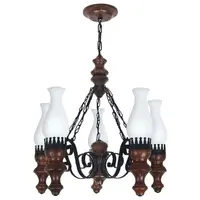 Lustre Rústico Luminárias Müller 805E