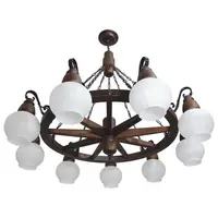 Lustre Luminárias Müller Roda de Carroça 609E