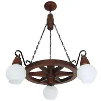 Lustre Luminárias Müller Roda de Carroça 603E