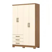 Guarda Roupa / Roupeiro Henn DA135 4 Portas 3 Gavetas 200x121x46,5cm