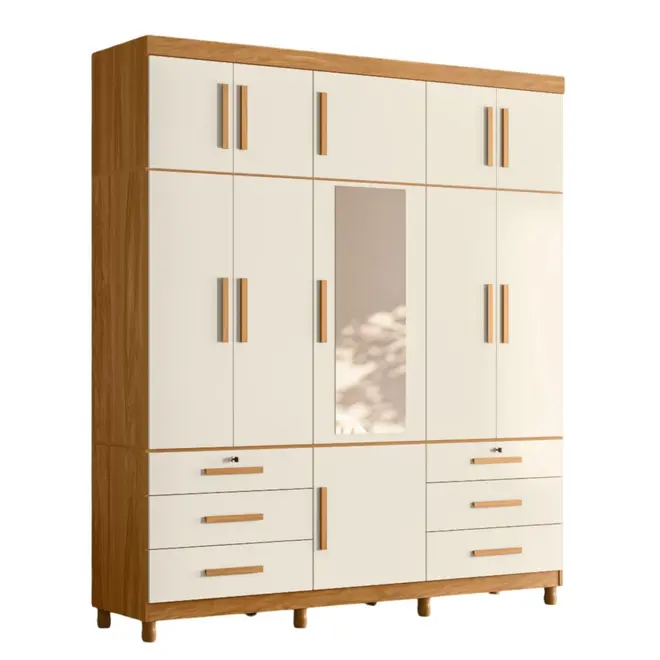 Guarda Roupa Albatroz Triton Plus 11 Portas e Gavetas MDP